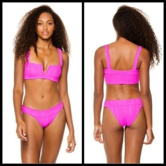 LSpace Fuchsia LeeLee top L Veronica bottom S BoxA - Picture 11 of 11